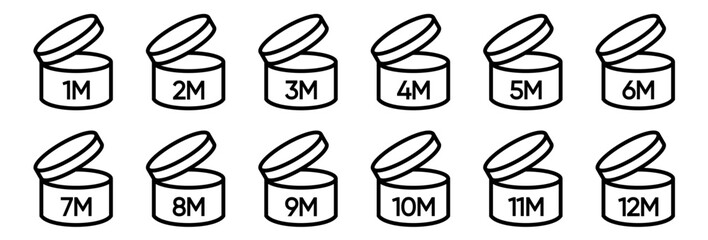 period expiration date after opened product icon