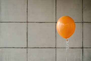 Single Red realistic balloon realistic isolated white background 