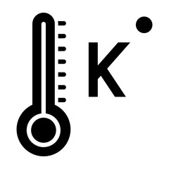 Kelvin  Vector Glyph Icon Design