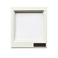 Fototapeta premium Blank monitor screen mockup template on white background