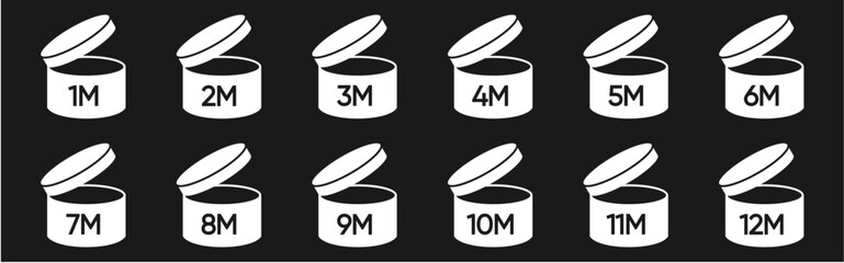 period expiration date after opened product icon