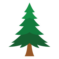 Pine Tree White Backdrop Image
