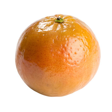 A whole single nance fruit isolated on a transparent background