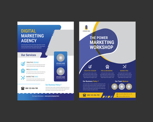 Professional Business Strategy & Marketing Flyers – Ideal Templates for Corporate Promotions