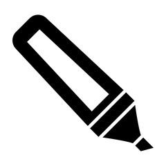Hign Lighter  Vector Glyph Icon Design