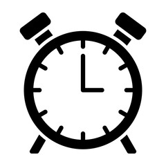 Alarm  Vector Glyph Icon Design