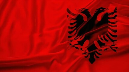 albanian flag for national Day or Independence Day of albania