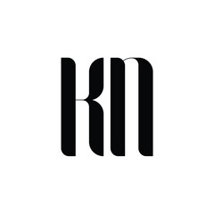 KN monogram logo design letter text name symbol monochrome logotype alphabet character simple logo