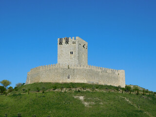 Fototapeta premium Medieval Tiedra Castle in the province of Valladolid, Spain