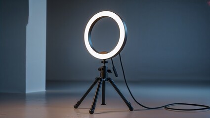 Photorealistic image of a touch-sensitive oil stand in a clean isolated environment