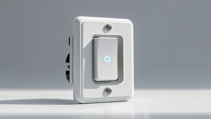 Photorealistic image of a touch-sensitive oil stand in a clean isolated environment