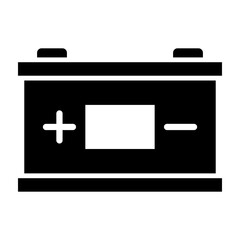Battery  Vector Glyph Icon Design