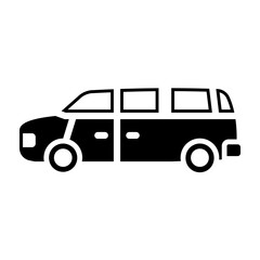 Van  Vector Glyph Icon Design