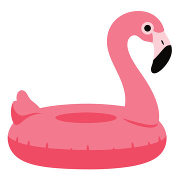 Pink Flamingo Floatation Device for Summer Fun and Water Activities