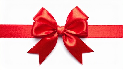 Fototapeta premium red ribbon bow