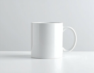 Blank White Mug On White Table