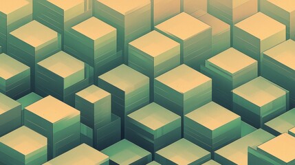 Obraz premium Box Steps With Fade Edges