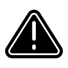 Alert  Vector Glyph Icon Design
