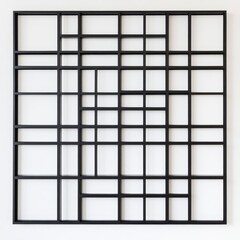 Abstract geometric panel design