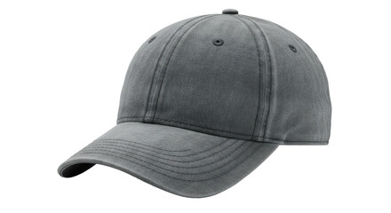 Isolated Gray Baseball Cap