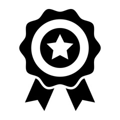 Badge  Vector Glyph Icon Design