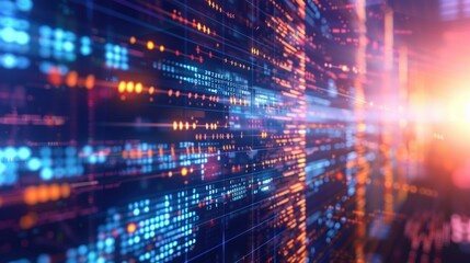 Abstract technology design with circuits and code stock photo --ar 16:9 --raw --v 6 Job ID: 5e80ad9f-0da3-4a0a-99d1-054cc740192e