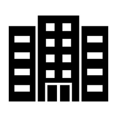 Obraz premium Building Vector Glyph Icon Design