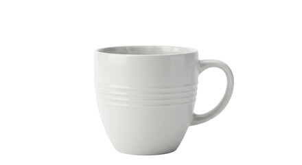 Isolated White Ceramic Mug