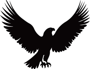 Eagle with Wings Extended Wide