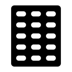 Drug  Vector Glyph Icon Design