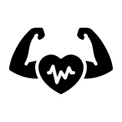 Better Health  Vector Glyph Icon Design