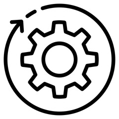 Logistic management icon in vector illustration