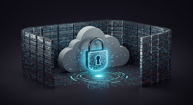 Secure Cloud Data Center with Digital Lock