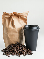 coffee beans in a bag