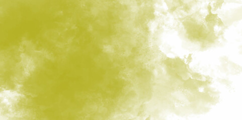 Light Green Water Color Texture Background. Abstract watercolor clouds pattern in green tones. Spring background with place for text.	