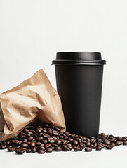 coffee beans in a cup