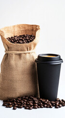 coffee beans in a bag