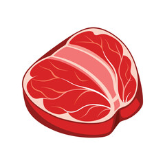 Meat vector illustration. Raw, fresh meat, butcher cuts, food preparation, protein, culinary, meat cuts

