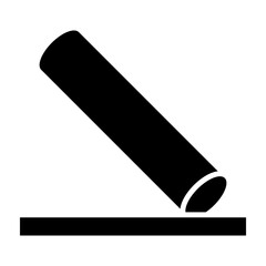 Chalk  Vector Glyph Icon Design