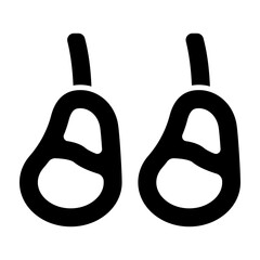 Fototapeta premium Mutton Vector Glyph Icon Design