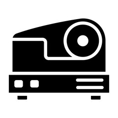 Meat Slicer  Vector Glyph Icon Design