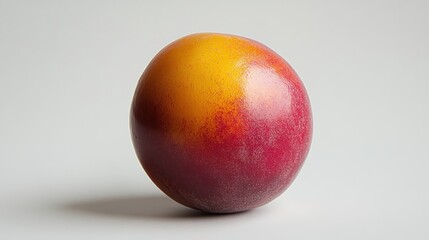 Single plum, vibrant red and yellow