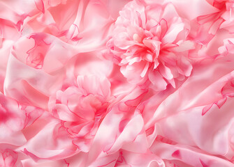 Fototapeta premium Beautiful soft-focus pink peony floral background with delicate pastel color palette for design 