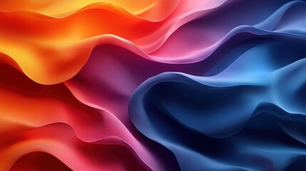 Fototapeta premium Aesthetic fabric fold with seamless texture blend