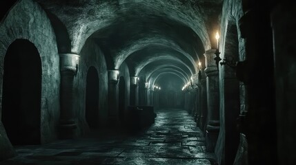 Fototapeta premium Architectural interior arches and columns