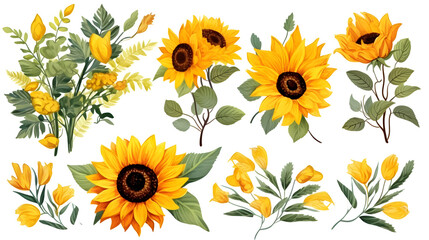 Exquisite Floral Collection Featuring Sunflowers Bouquet for Stunning Arrangements