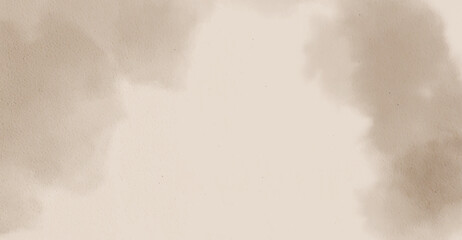 Abstract watercolor art background template. brown and beige watercolor backdrop empty space for text, banner, presentation or product display graphic design