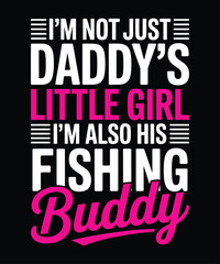 Daddy's Little Girl Fishing Buddy T-Shirt