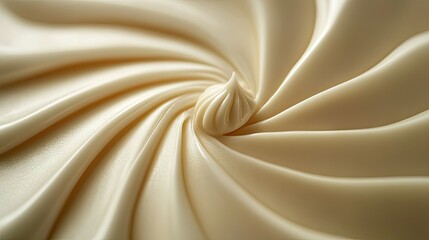 Swirl of Smooth Cream Texture