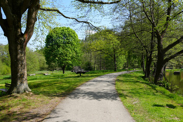 Blick in den Park im Naturerlebnis Aatal in Bad Wünnenberg
